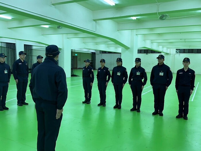 實習總隊幹部及第3、4梯次實習幹部基本教練及儀態訓練2