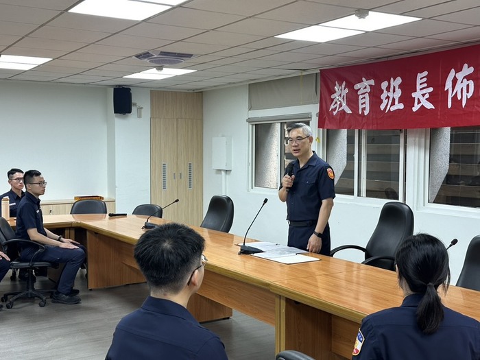 總隊長勉勵各位教育班長