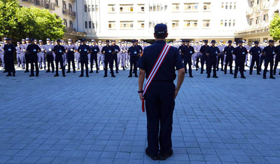 學士班四年制94期1隊新生進行預備教育成果驗收