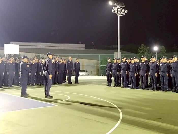 口令、儀態訓練(實習班長)