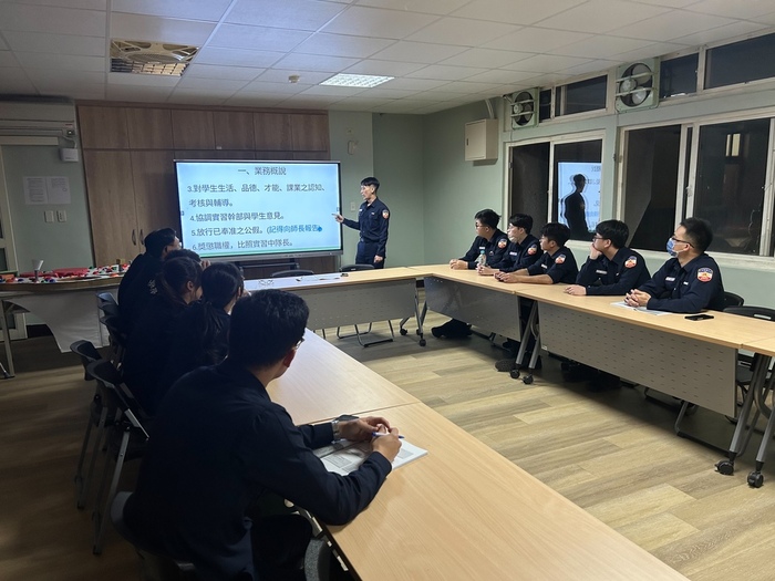 實習中隊長經驗分享與傳承