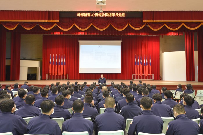 總隊長勉勵各位實習幹部